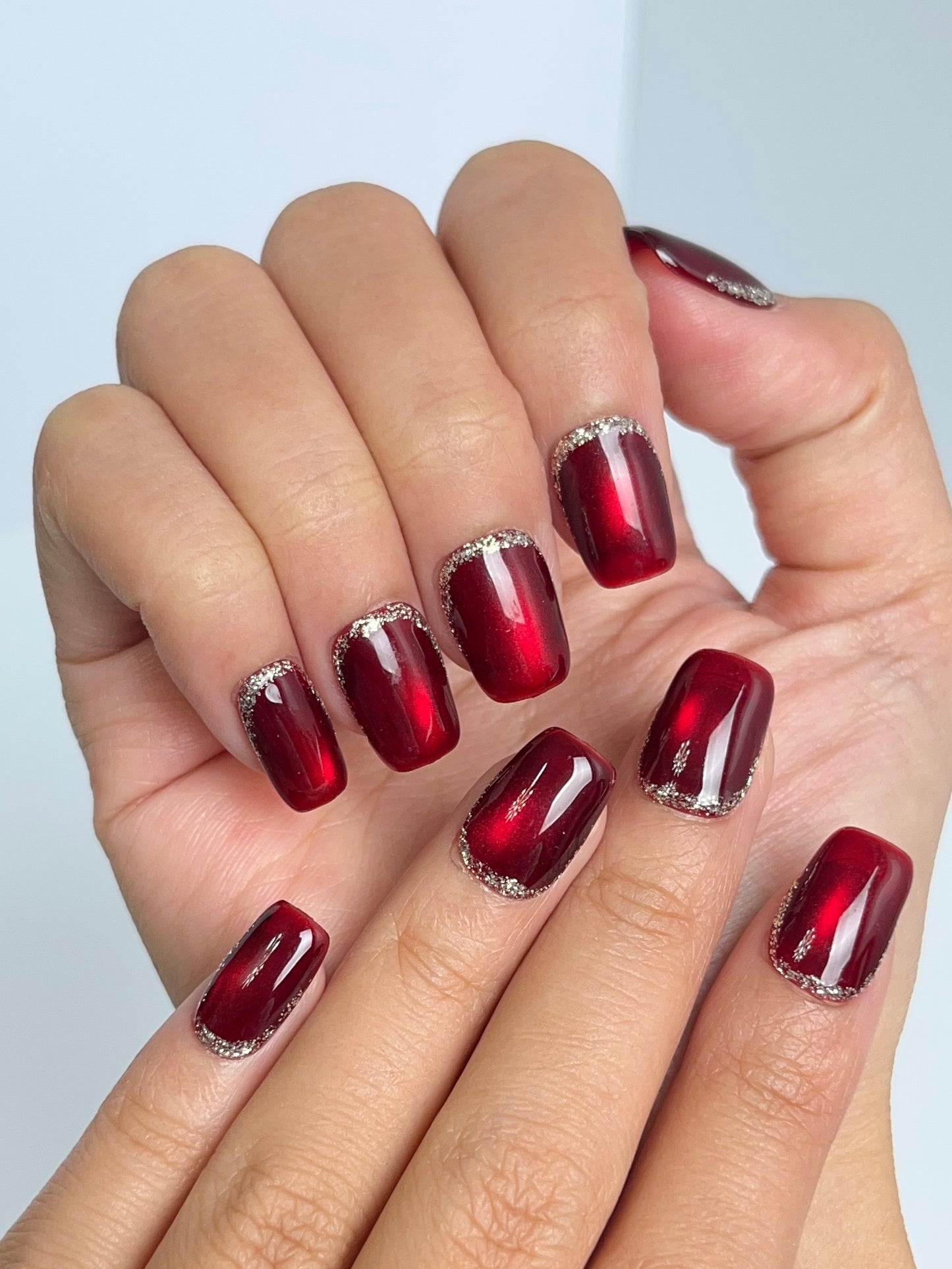 Ruby Wine Glow