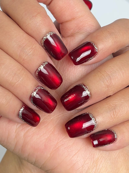 Ruby Wine Glow